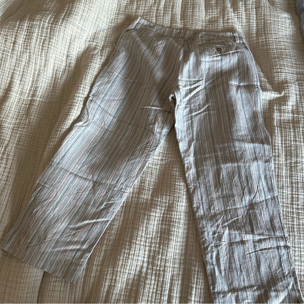 Striped Linen Pants - Picture 6 of 8